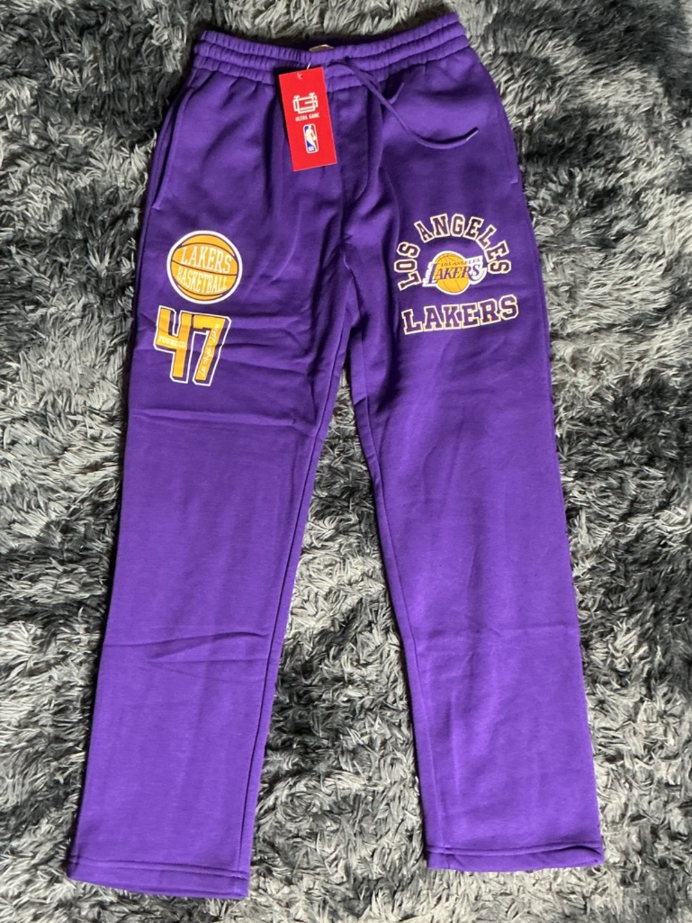 Purple Lakers Sweatpants